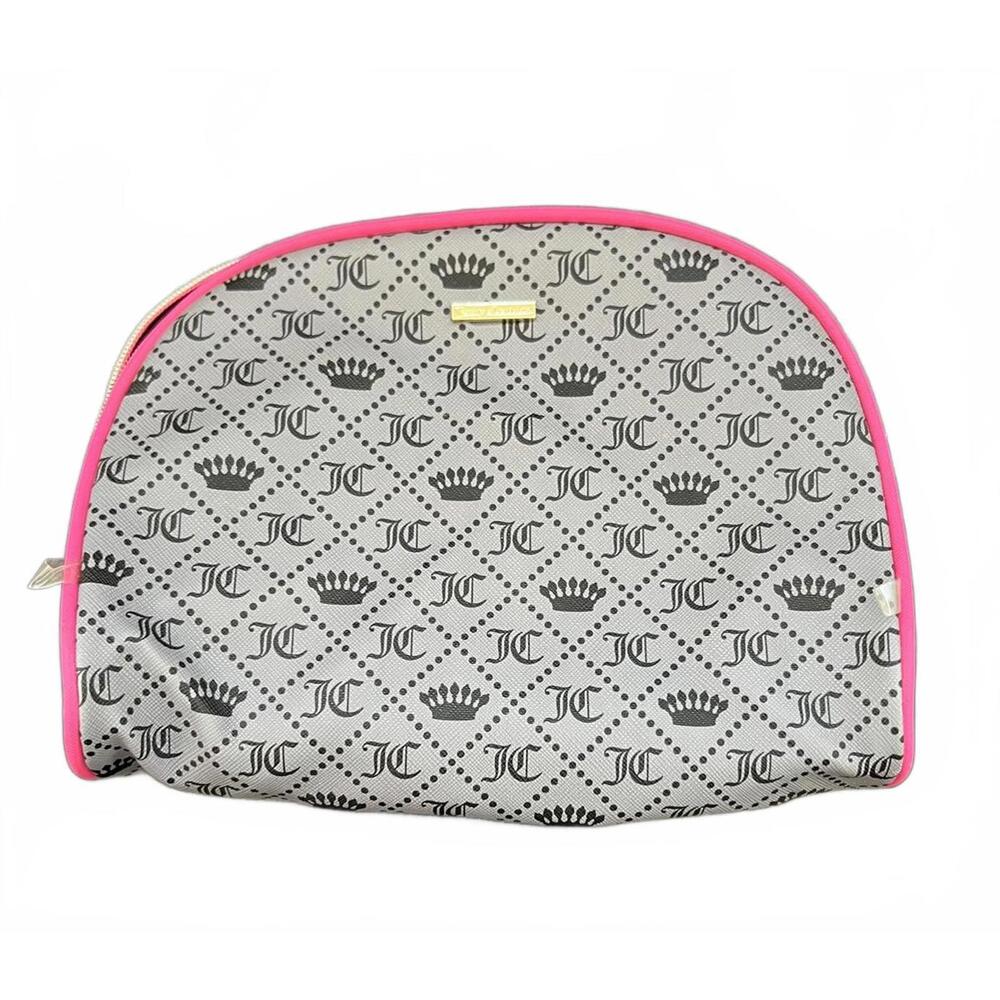 Juicy Couture Cosmetic Bag with Pink Trim